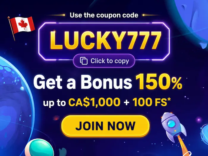 Galactic Wins Casino banner